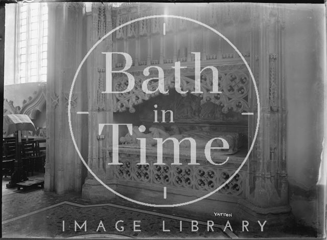 Interior of the Church of St. Mary, Yatton, Somerset c.1930