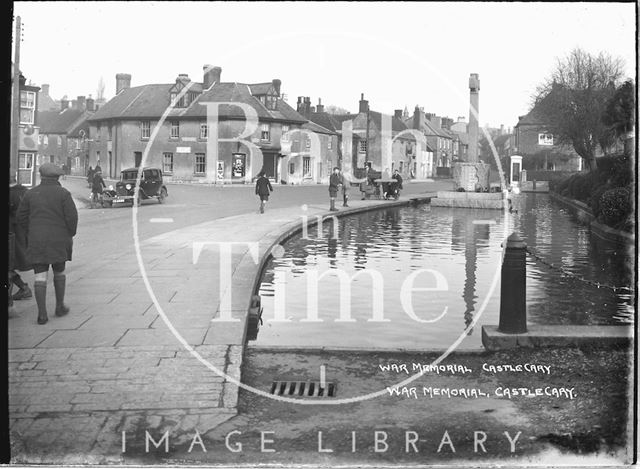 War Memorial, Castle Cary, Somerset 1935