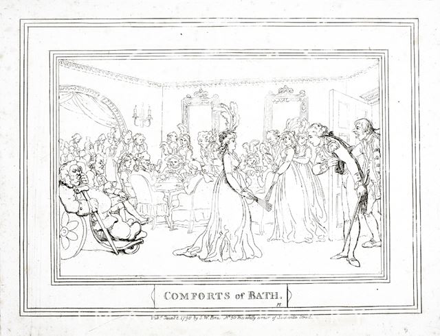 Comforts of Bath, Plate 8 1798