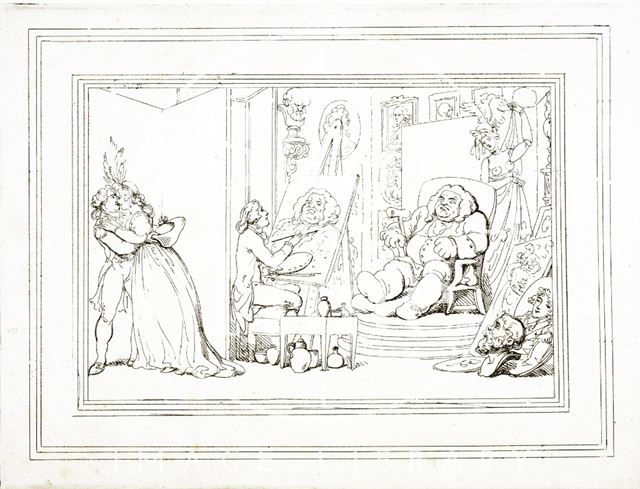 Comforts of Bath, Plate 6 1798