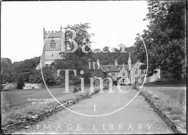 Horton Court and church, Gloucestershire c.1937