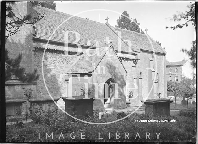 St. John the Evangelist Church, Elkstone, Gloucestershire c.1934