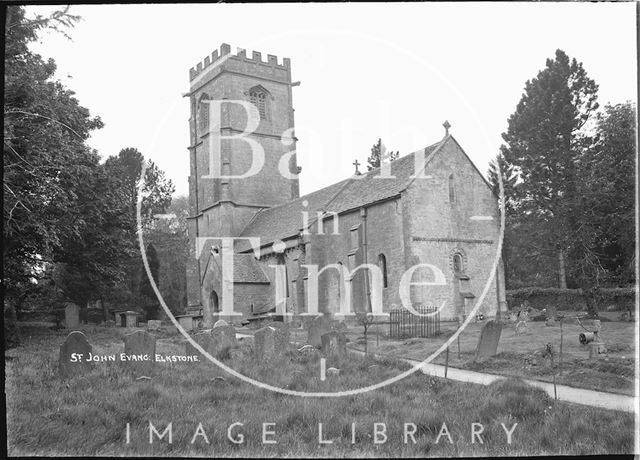 St. John the Evangelist Church, Elkstone, Gloucestershire c.1934