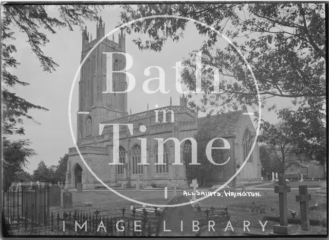 All Saints' Church, Wrington, Somerset c.1937