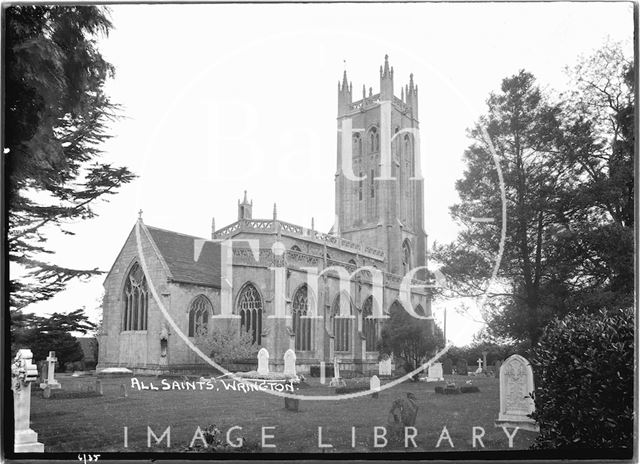 All Saints' Church, Wrington, Somerset 1935