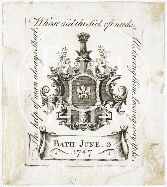 An unidentified bookplate 1747