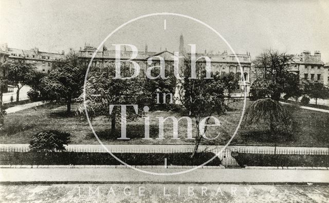 An early photograph of Queen Square, Bath c.1900