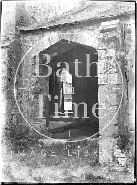 Doorway, Cleeve Abbey near Washford, Somerset c.1922