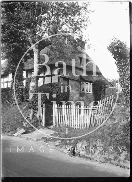 Thatched cottage, Burbage, Wiltshire c.1930