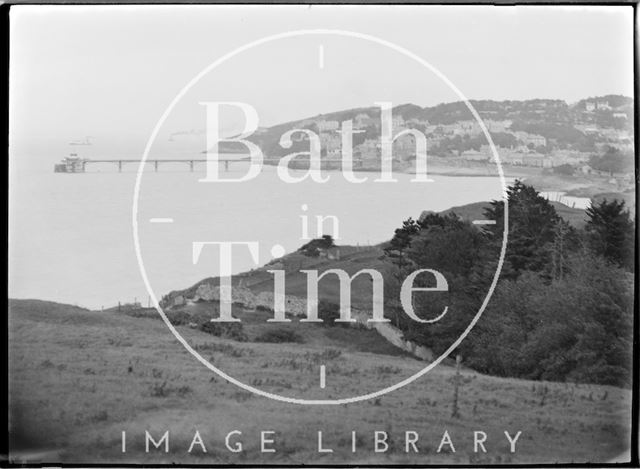 View of Clevedon and pier, Somerset c.1930