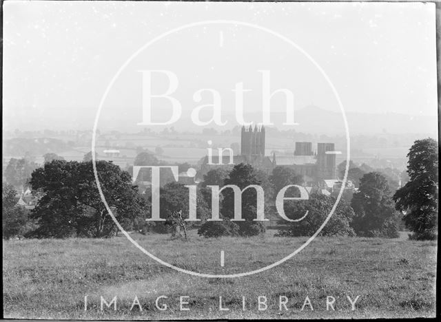 View of Wells Cathedral, Somerset c.1930