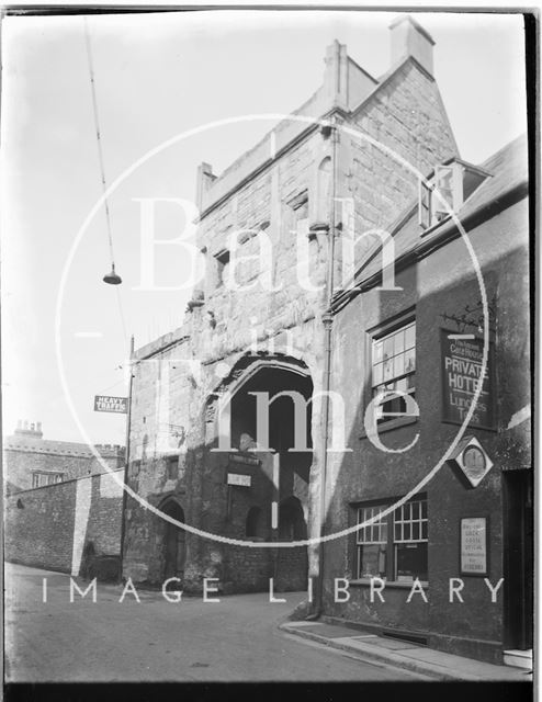 Gateway to Cathedral Green, Wells, Somerset c.1930