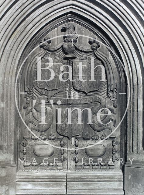 Bath Abbey, west door c.1973