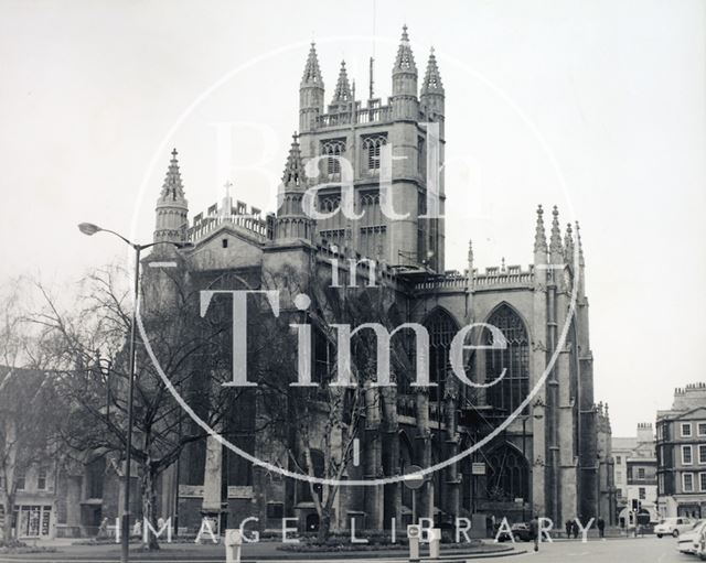 Bath Abbey from the Orange Grove c.1973