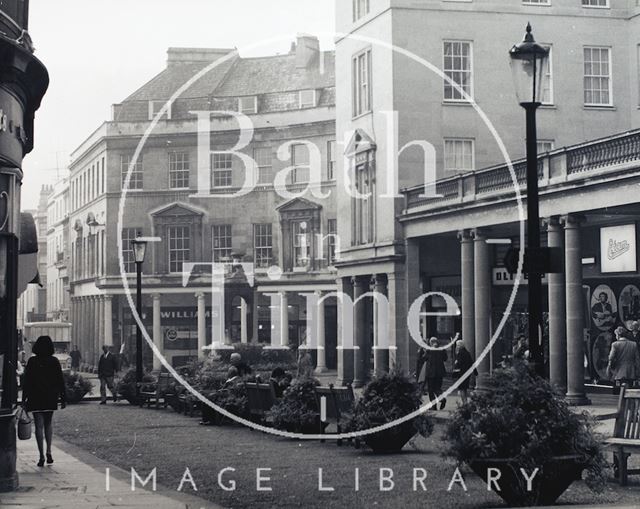 View from Stall Street of the Mineral Fountain, Bath c.1973