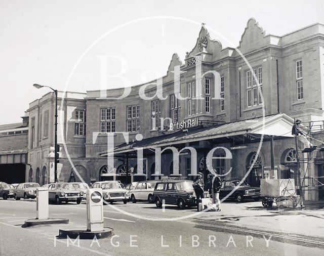 Bath Spa Station, shortly after cleaning 1973