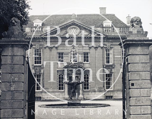 Widcombe Manor and fountain, Bath c.1973