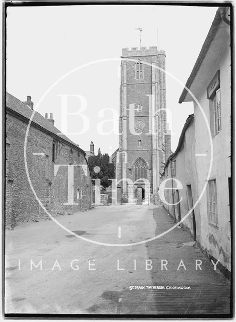 Church of St. Mary the Virgin, Cannington, Somerset c.1930