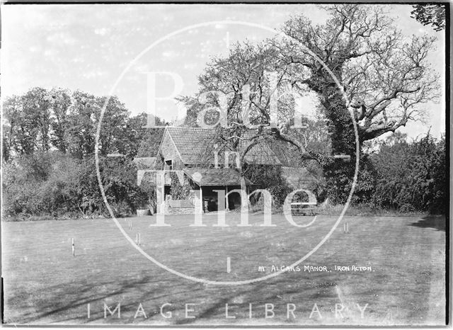 Croquet Lawn, Algars Manor, Iron Acton, Gloucestershire 1938