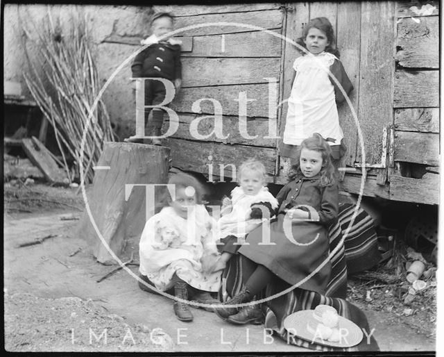 A fabulous group portrait of children c.1900