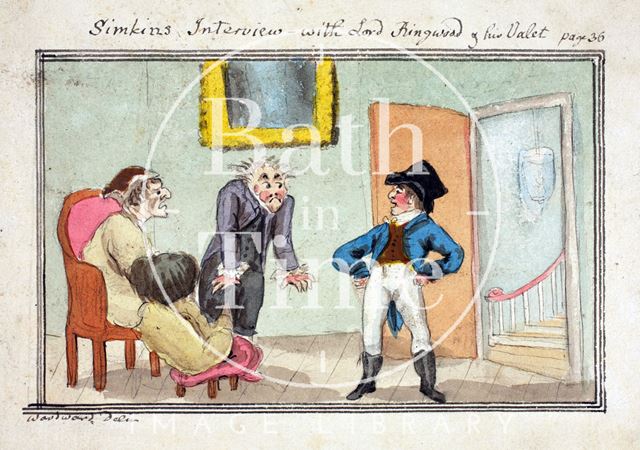 Simkins Interview with Lord Ringwood and his Valet c.1807