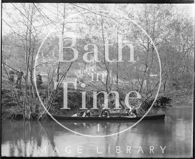 Riverside scene, Bathampton c.1900