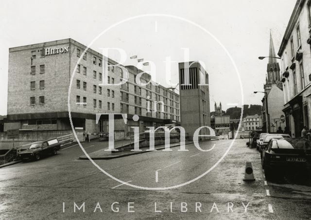 The Hilton Hotel and ventilation shaft, Bath 1988