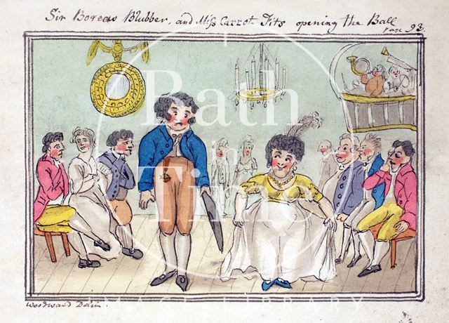 Sir Boreous Blubber and Miss Carrott Fits opening the Ball c.1807