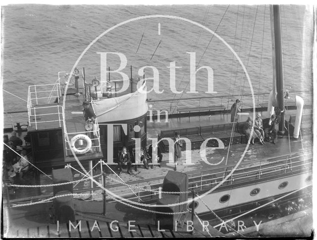 The Glen Usk Steamship at Minehead, Somerset 1926