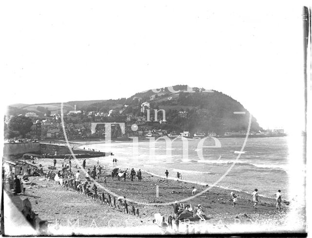 Bathing at Minehead, Somerset 1927