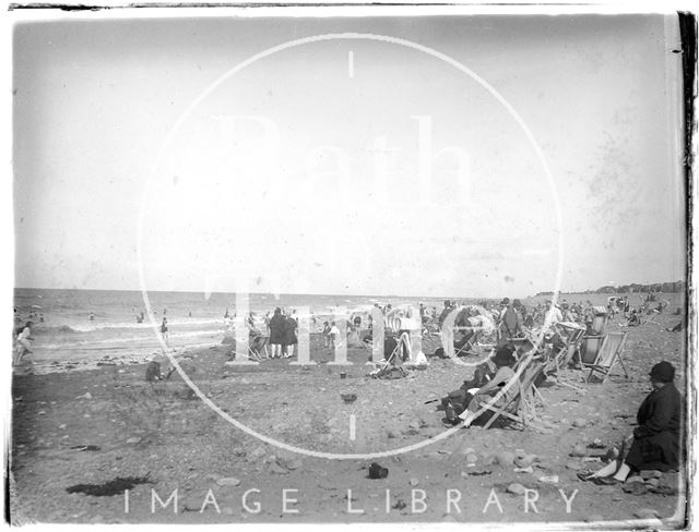 Bathing at Minehead, Somerset 1927