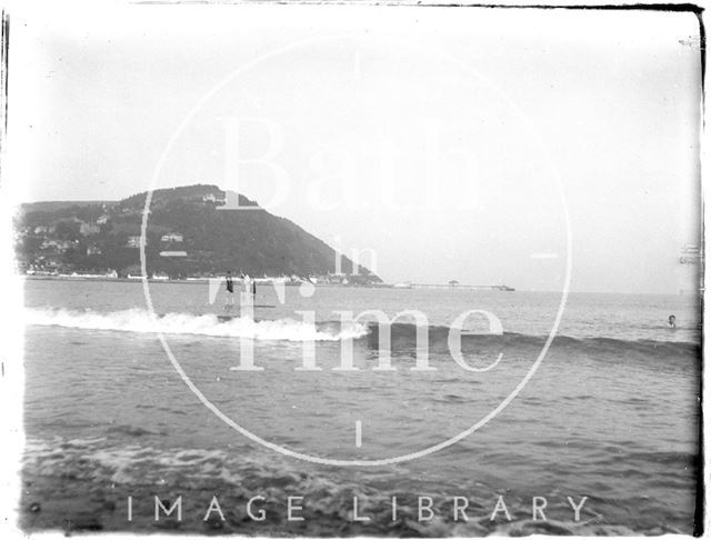 Bathing at Minehead, Somerset 1927