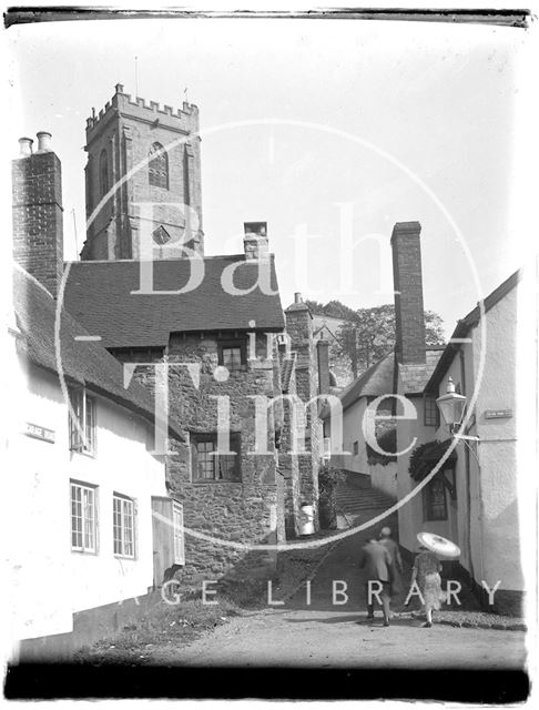 Close to Church Steps, in the vicinity of the Church of St. Michael, Minehead, Somerset 1926