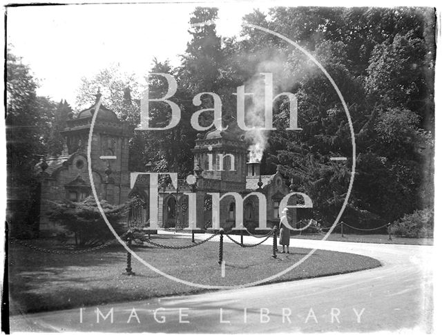 The gatehouse at Westonbirt House (now school), Gloucestershire c.1926-1930