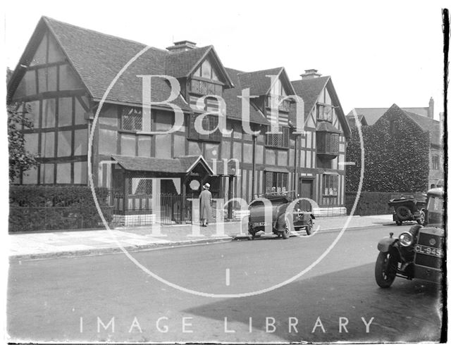 Shakespeare's birthplace, Stratford-on-Avon, Warwickshire c.1926-1930