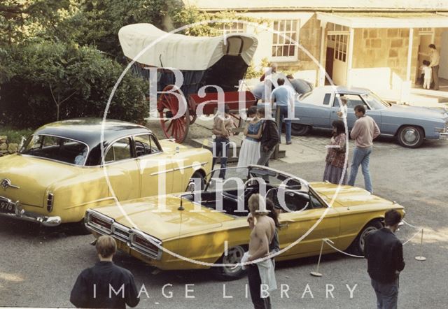 A collection of American cars at the American Museum in Britain, Claverton 1986