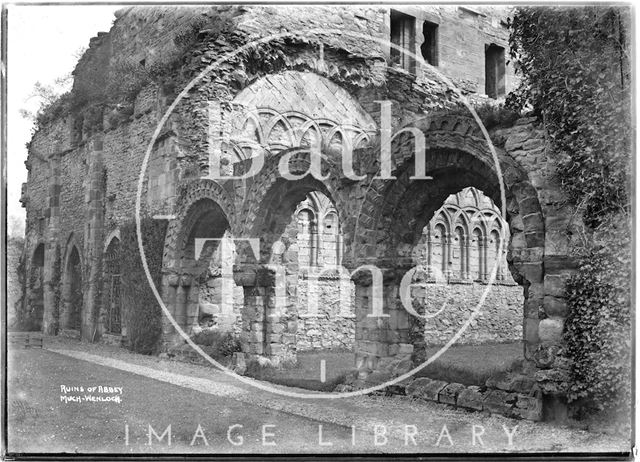 Ruins of Buildwas Abbey, Much Wenlock, Shropshire c.1930