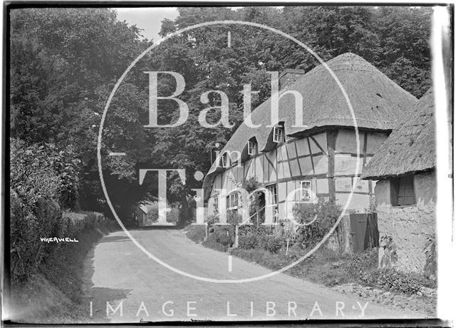 Thatched Cottage, Wherwell near Andover, Hampshire c.1930