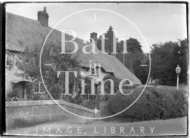 Thatched cottage, Codford near Warminster, Wiltshire c.1930