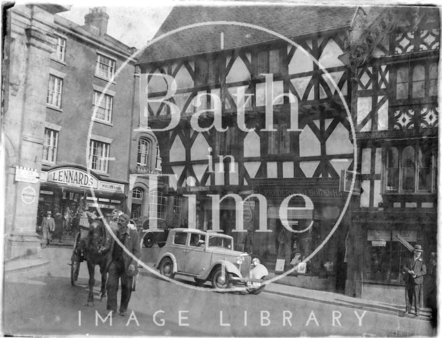 Broad Street, Ludlow, Shropshire c.1937