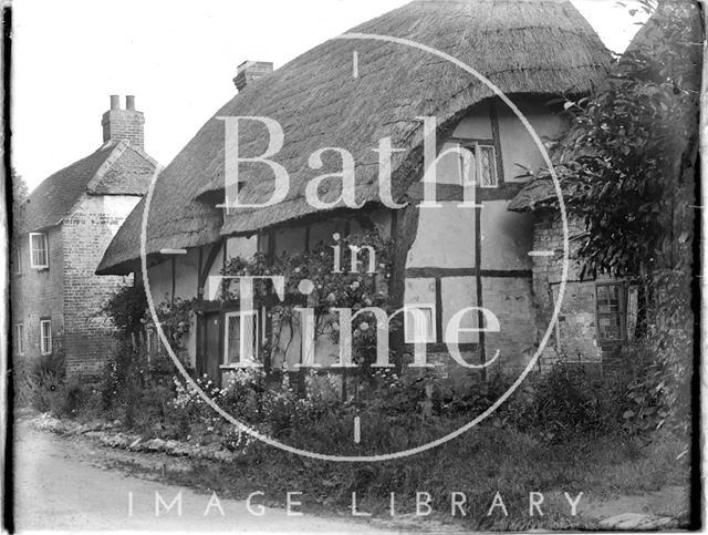 Thatched Cottages, Wherwell, Andover, Hampshire c.1930