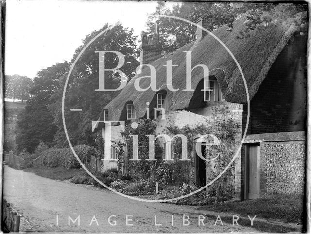 Thatched Cottages, Wherwell, Andover, Hampshire c.1930