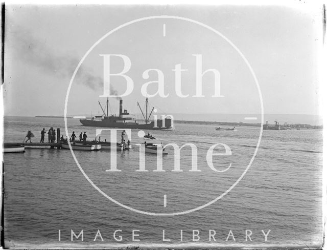 Sandbanks Ferry near Poole, Dorset 1929