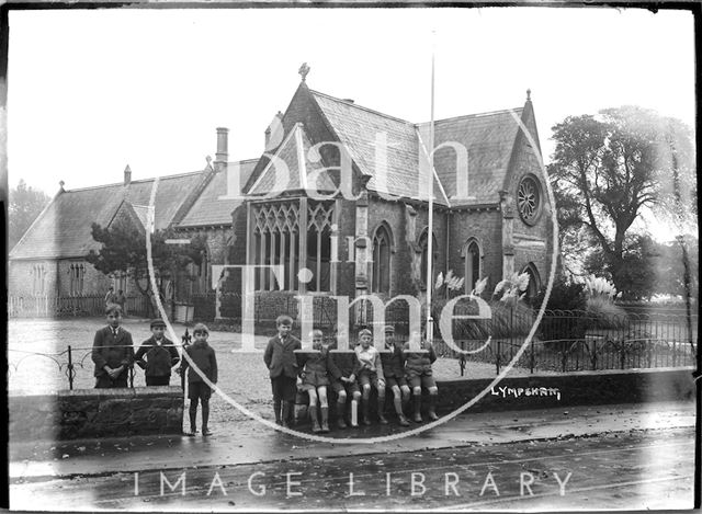 A group of children at Lympsham near Weston-Super-Mare, Somerset c.1930