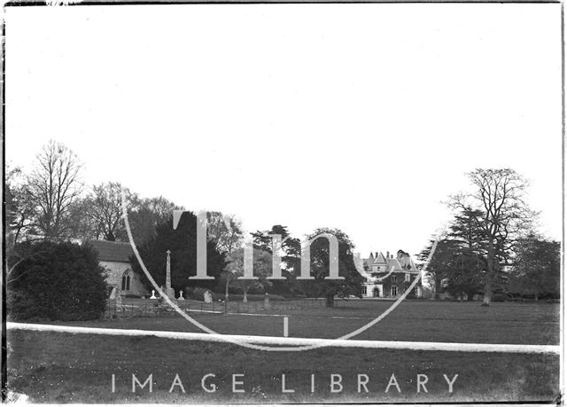 All Saints' Church and Alford House near Castle Cary, Somerset c.1930