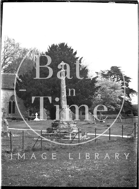 Church memorial, Alford near Castle Cary, Somerset c.1930