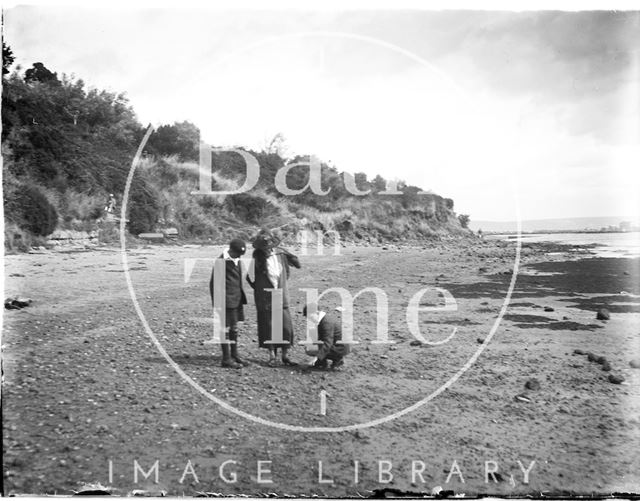 On the beach near Weymouth, Dorset 1924