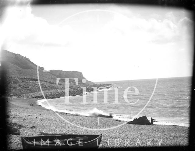 On the beach near Weymouth, Dorset 1924