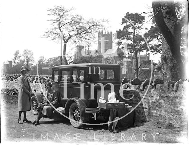 Picnicking near Wells, Somerset c.1924