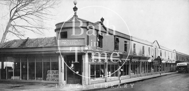 The main showroom of Duck Son & Pinker, Pulteney Bridge, Bath 1948